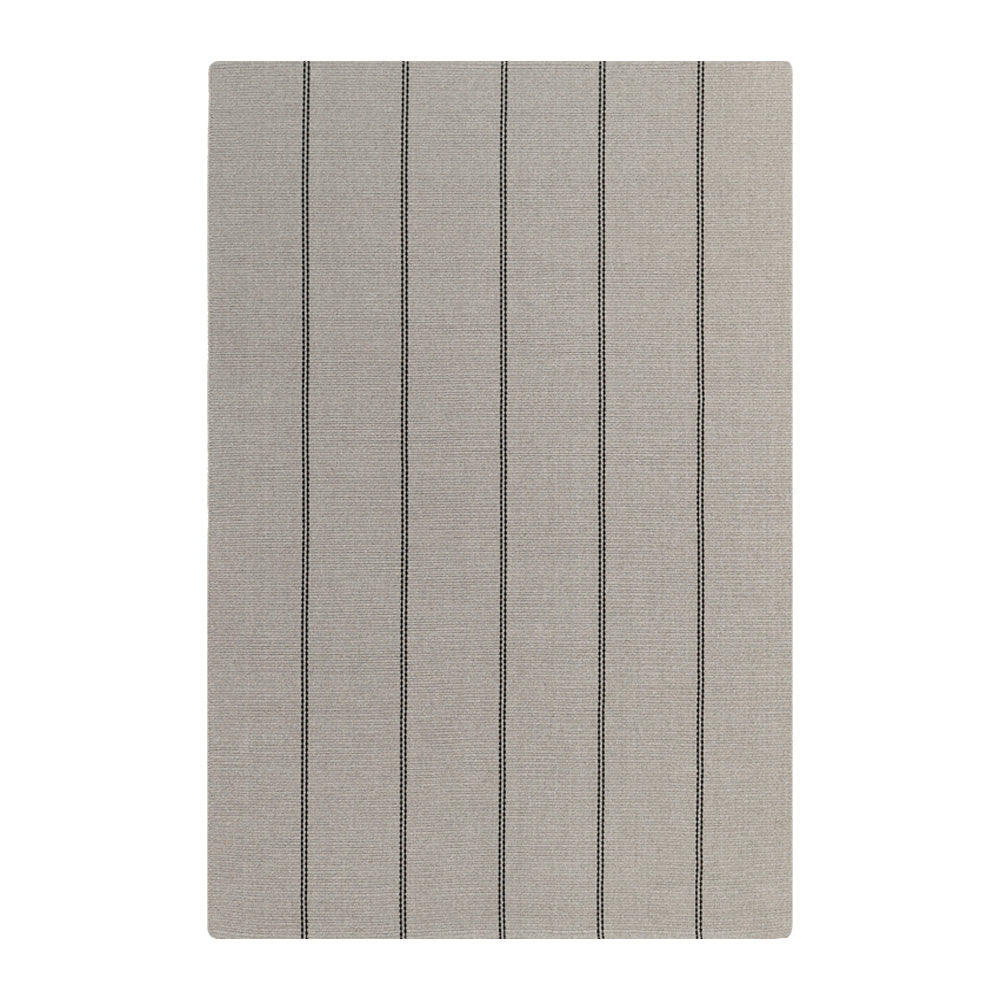Alfombra Navi Silver Black de polipropileno, vista completa