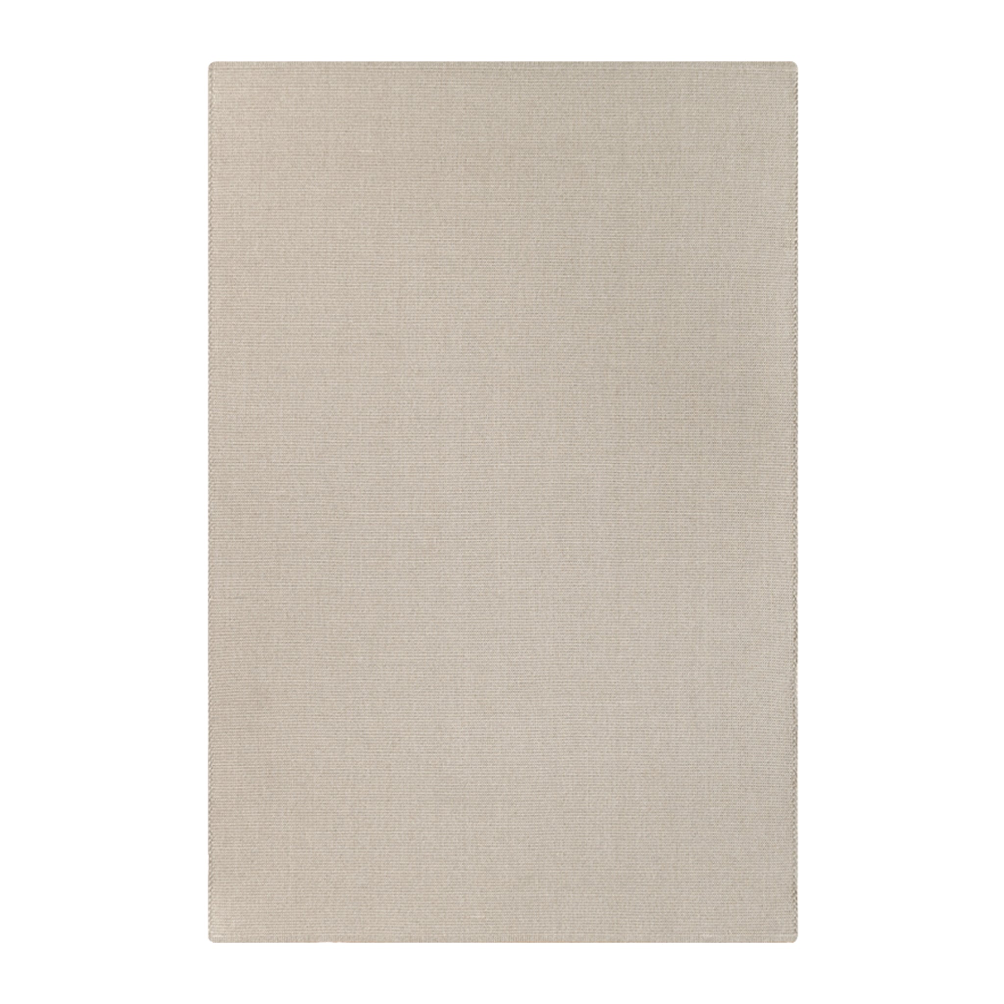 Alfombra Fika Sand Silver de polipropileno, vista completa