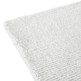 Detalle del tejido de la alfombra Nest White de lana