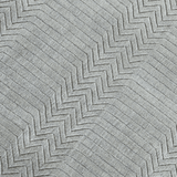 Detalle del tejido de la alfombra Andes Grey de lana